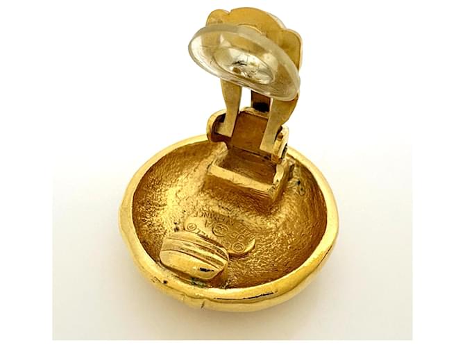 Orecchini a clip Chanel Gold D'oro - vista 3