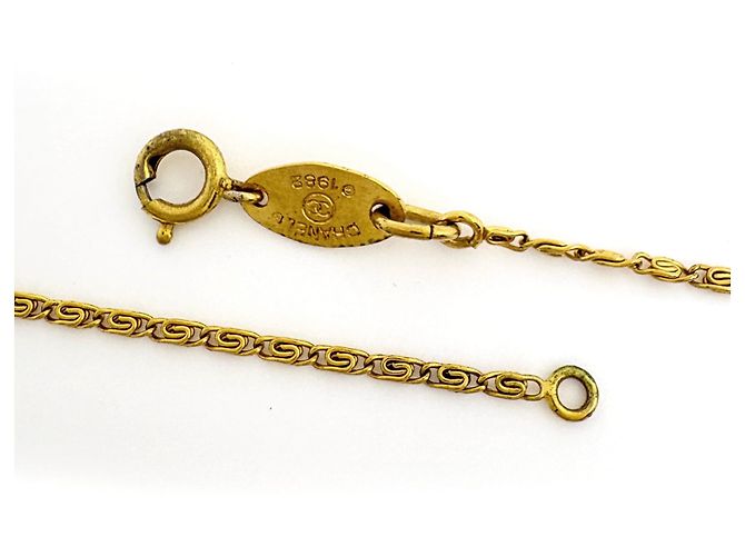 Collana Chanel placcata oro D'oro - vista 3