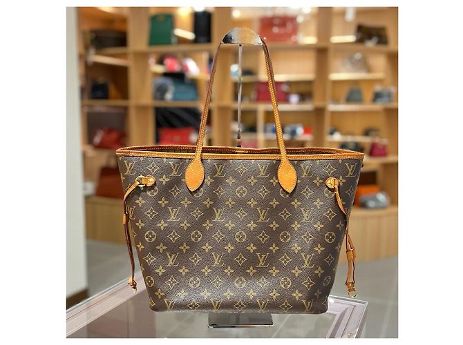 Louis Vuitton Neverfull MM Monogram Canvas Braun Monogramm - Ansicht 2