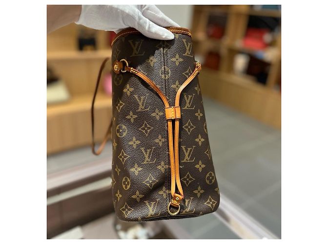 Louis Vuitton Neverfull MM Monogram Canvas Braun Monogramm - Ansicht 4