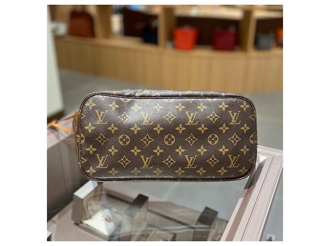Louis Vuitton Neverfull MM Monogram Canvas Braun Monogramm - Ansicht 5
