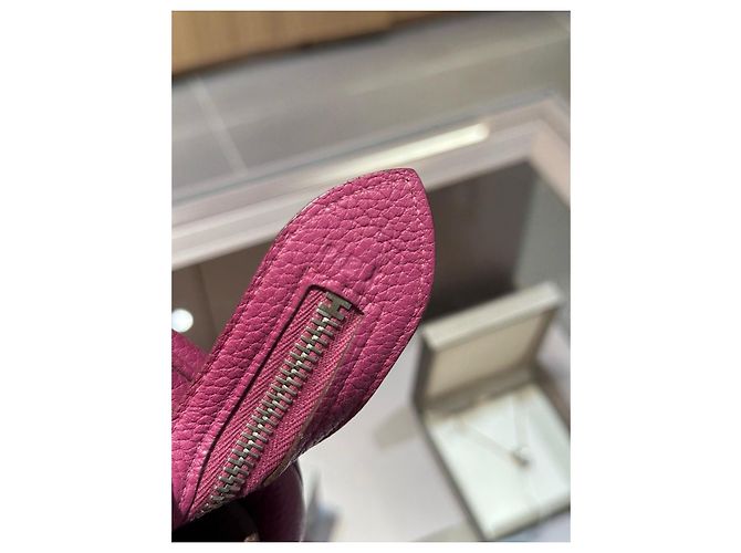 Borsa a mano Hermès Atlas 35 in pelle rosa - vista 6