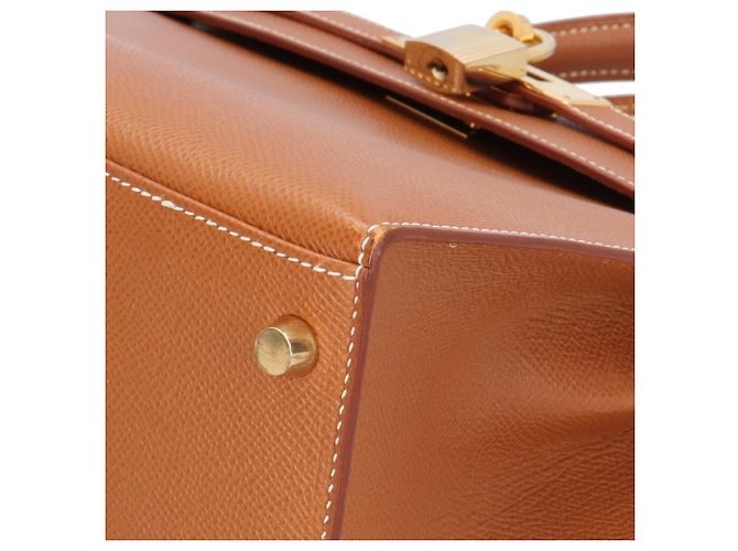 Hermès Borsa a tracolla Hermes Kelly 28 Marrone D'oro - vista 8