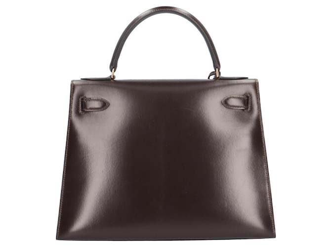 Hermès Borsa Hermes Kelly 28 Marrone Marrone scuro - vista 3