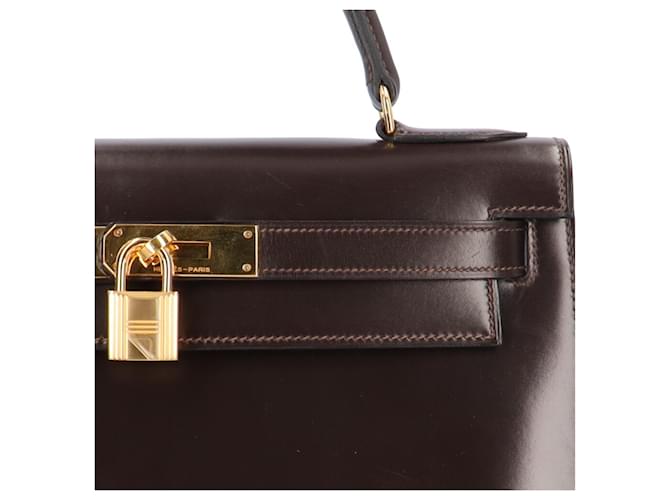 Hermès Borsa Hermes Kelly 28 Marrone Marrone scuro - vista 7