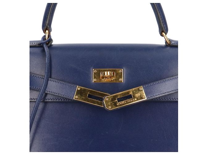 Hermès Borsa a tracolla Hermes Kelly 28 Blu Blu navy - vista 11