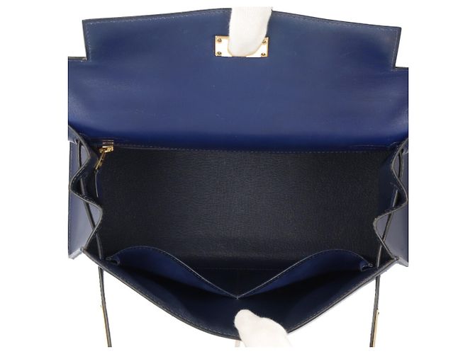Hermès Borsa a tracolla Hermes Kelly 28 Blu Blu navy - vista 6