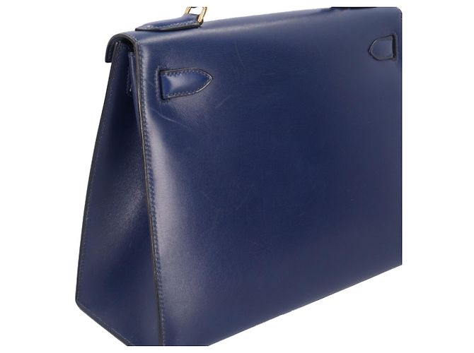 Hermès Borsa a tracolla Hermes Kelly 28 Blu Blu navy - vista 9