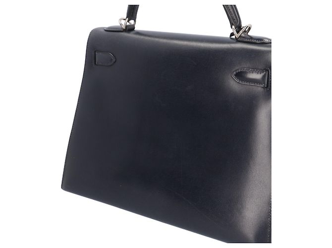 Hermès Borsa a tracolla Hermes Kelly 32 Blu Blu navy - vista 10