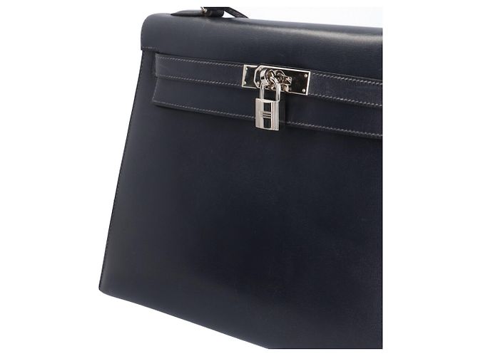 Hermès Borsa a tracolla Hermes Kelly 32 Blu Blu navy - vista 8