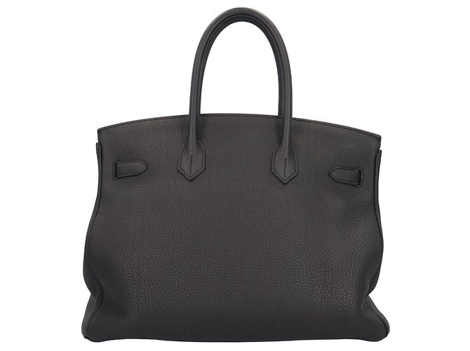 Hermès Borsa Hermes Birkin 35 in pelle Togo nera Nero - vista 3