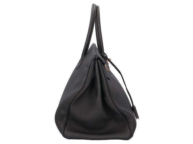 Hermès Borsa Hermes Birkin 35 in pelle Togo nera Nero - vista 4