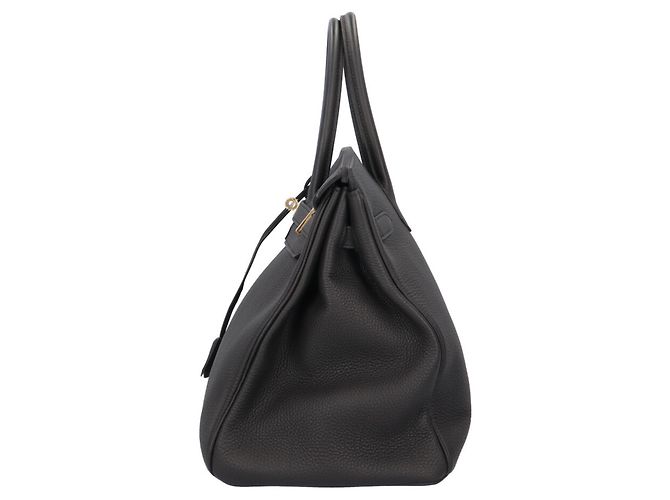 Hermès Borsa Hermes Birkin 35 in pelle Togo nera Nero - vista 5