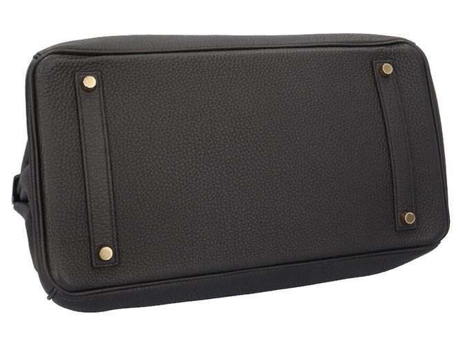Hermès Borsa Hermes Birkin 35 in pelle Togo nera Nero - vista 6
