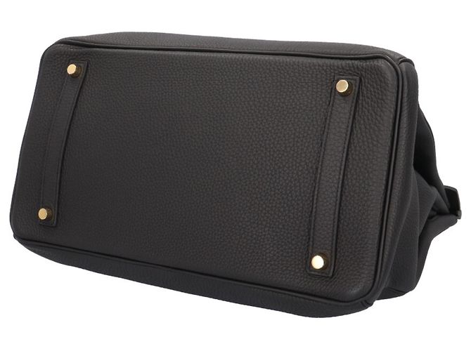 Hermès Borsa Hermes Birkin 35 in pelle Togo nera Nero - vista 7
