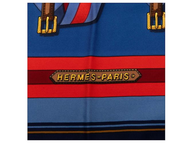 Hermès Hermes Carre 90 Les Sangles Seidentuch - Ansicht 3