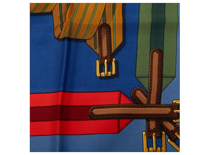 Hermès Hermes Carre 90 Les Sangles Seidentuch - Ansicht 4