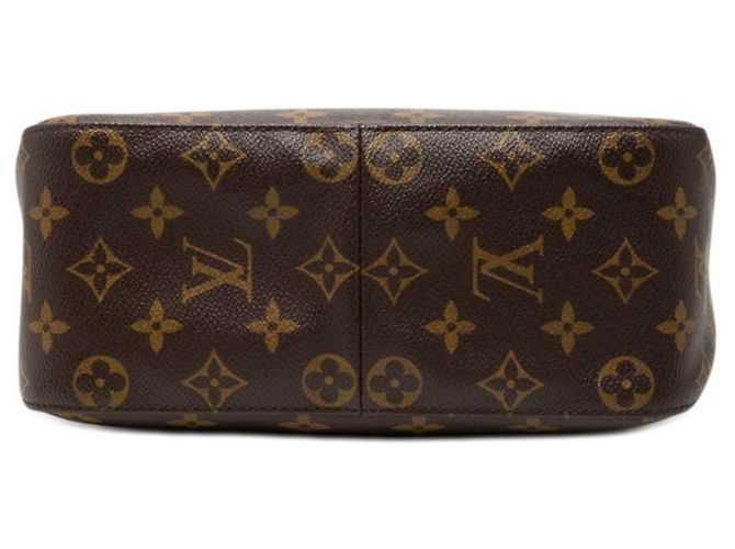 Borsa a tracolla Louis Vuitton Monogram Looping MM Marrone - vista 3
