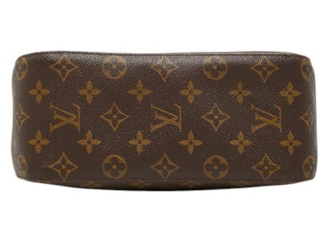 Borsa a tracolla Louis Vuitton Monogram Looping MM Marrone - vista 3