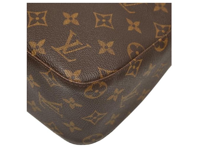 Borsa a tracolla Louis Vuitton Monogram Looping MM Marrone - vista 6