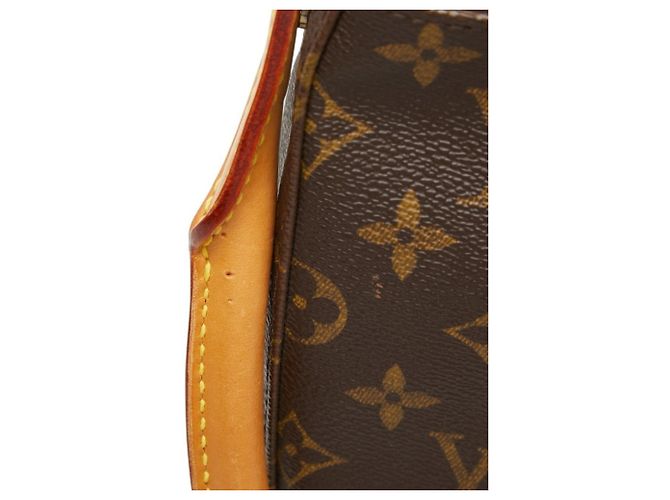 Borsa a tracolla Louis Vuitton Monogram Looping MM Marrone - vista 8