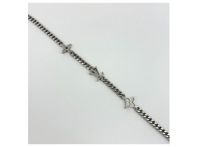 Collar Row Monogram Louis Vuitton Plata - vista 2