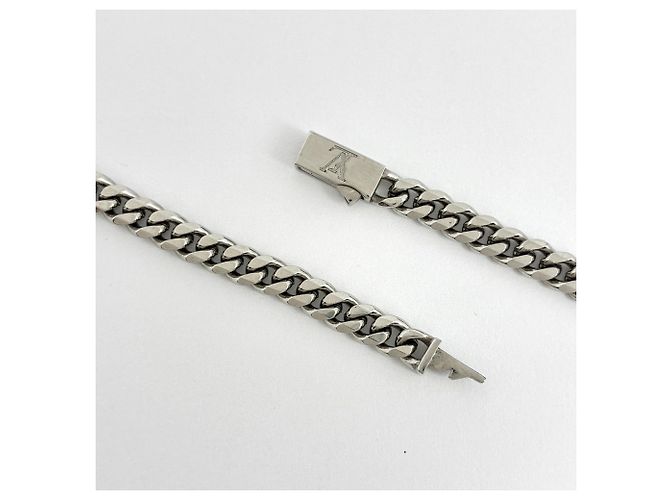 Collar Row Monogram Louis Vuitton Plata - vista 3