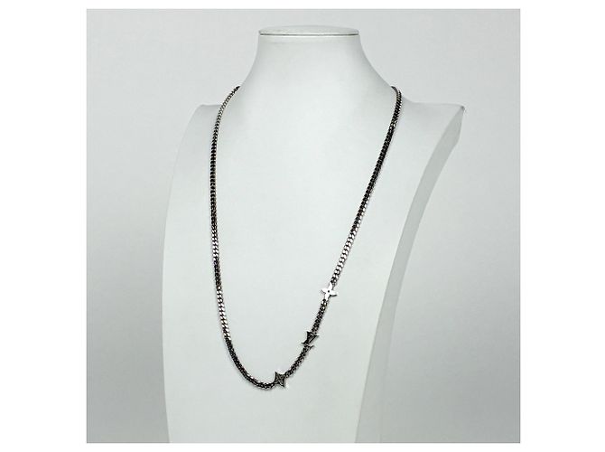 Collar Row Monogram Louis Vuitton Plata - vista 4
