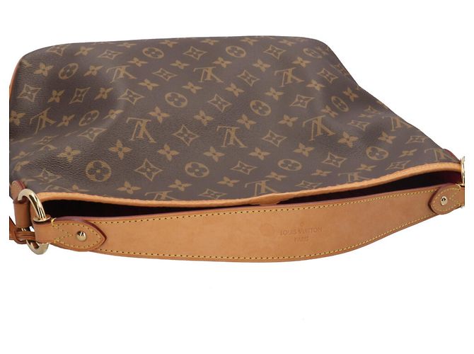 Borsa a tracolla Louis Vuitton Delightful PM Monogram Marrone Rosa - vista 11