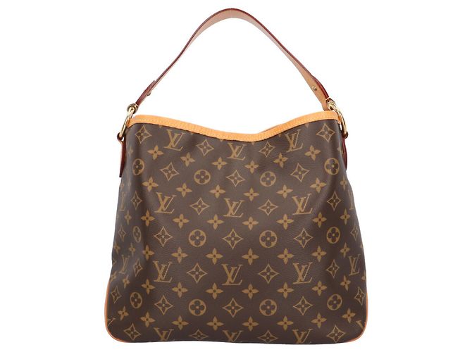 Borsa a tracolla Louis Vuitton Delightful PM Monogram Marrone Rosa - vista 3