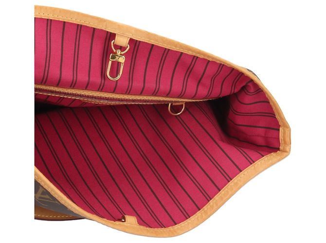 Borsa a tracolla Louis Vuitton Delightful PM Monogram Marrone Rosa - vista 8