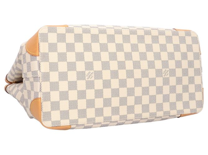 Borsa Tote Louis Vuitton Hampstead MM Damier Azur Bianco - vista 5
