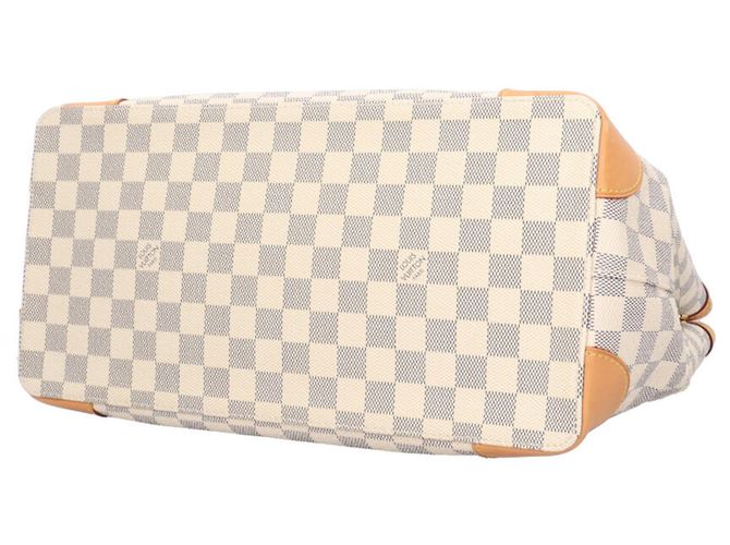 Borsa Tote Louis Vuitton Hampstead MM Damier Azur Bianco - vista 6