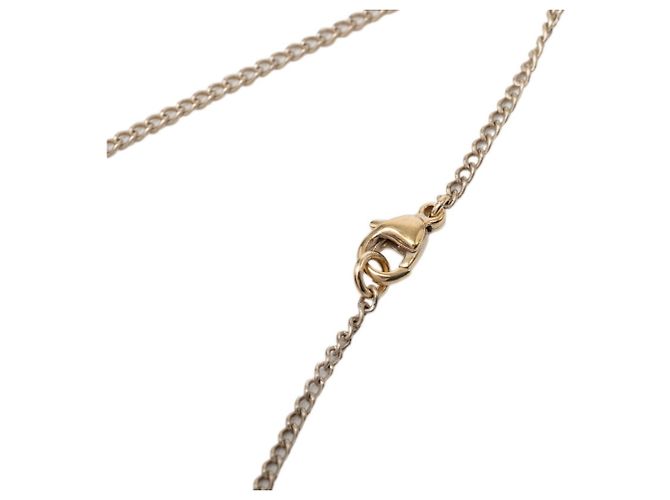 Collier pendentif cœur Chanel Coco Mark Doré - vue 4