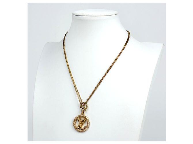 Collana Louis Vuitton Louise Trésor GP Rhinestone D'oro - vista 5