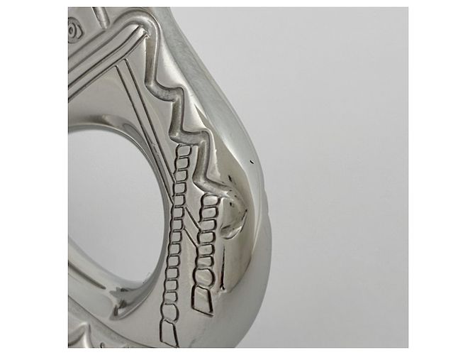 Hermès Portachiavi Hermes Silver - Design Cheval Horse Argento - vista 4