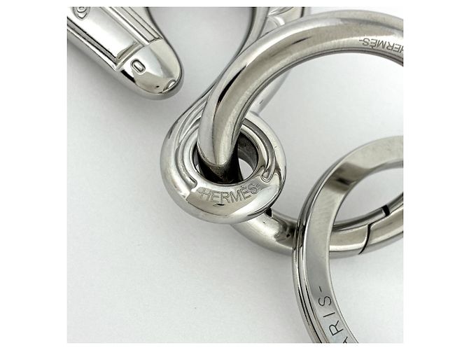 Hermès Portachiavi Hermes Silver - Design Cheval Horse Argento - vista 5