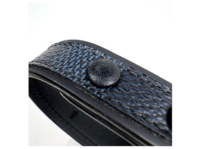 Bracciale Rigido Louis Vuitton Pruitt Nero Blu navy - vista 5