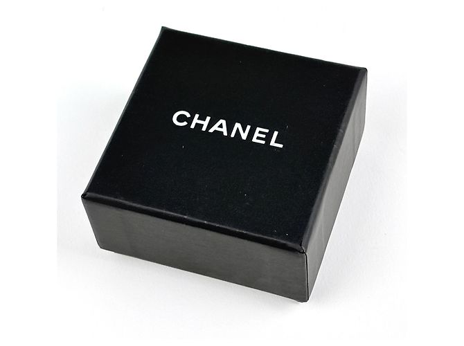 Orecchini a lobo Chanel placcati in oro con strass D'oro - vista 7
