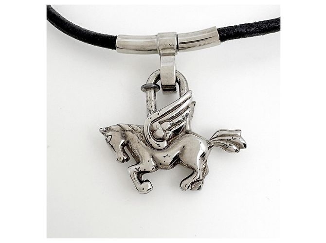 Hermès Collana Hermes Pegasus Cadena Choker Argento - vista 2