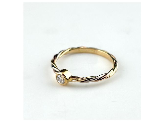 Cartier Twist Band Ring Drei Farben - Ansicht 3
