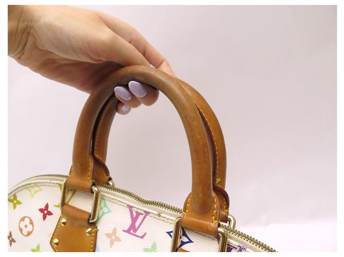 BORSA A MANO LOUIS VUITTON ALMA MM MURAKAMI TOILE MONOGRAM Nero - vista 15