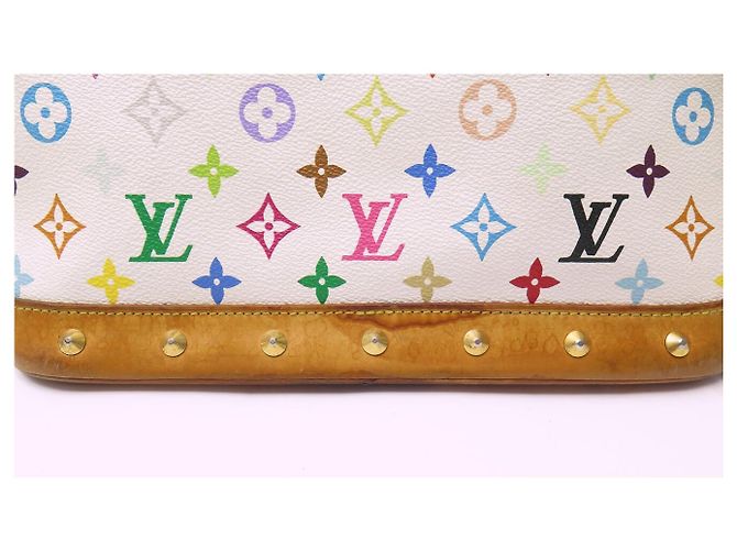 BORSA A MANO LOUIS VUITTON ALMA MM MURAKAMI TOILE MONOGRAM Nero - vista 16