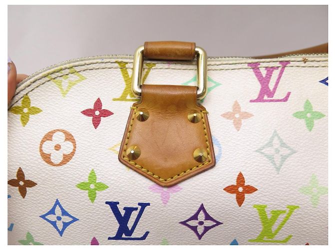 BORSA A MANO LOUIS VUITTON ALMA MM MURAKAMI TOILE MONOGRAM Nero - vista 17