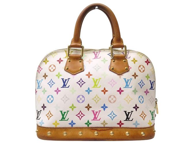 BORSA A MANO LOUIS VUITTON ALMA MM MURAKAMI TOILE MONOGRAM Nero - vista 2