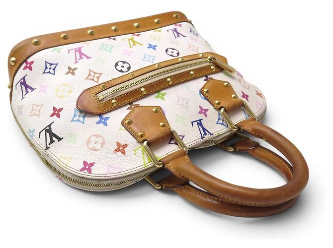 BORSA A MANO LOUIS VUITTON ALMA MM MURAKAMI TOILE MONOGRAM Nero - vista 6
