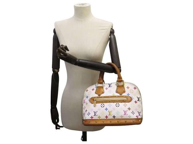 BORSA A MANO LOUIS VUITTON ALMA MM MURAKAMI TOILE MONOGRAM Nero - vista 7
