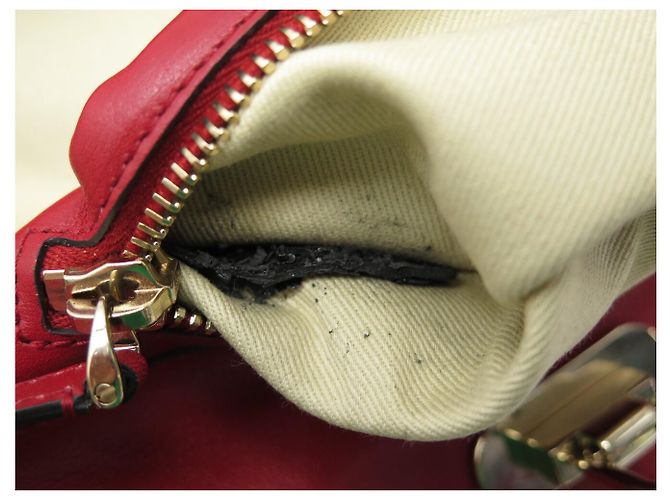 BORSA A MANO VALENTINO ROCKSTUD IW2B0037BOL IN PELLE ROSSA BORSA A TRACCOLLA - vista 10