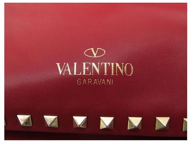 BORSA A MANO VALENTINO ROCKSTUD IW2B0037BOL IN PELLE ROSSA BORSA A TRACCOLLA - vista 18