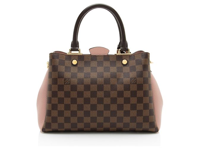 Louis Vuitton Damier Ebene Brittany Satchel Tasche Braun - Ansicht 3
